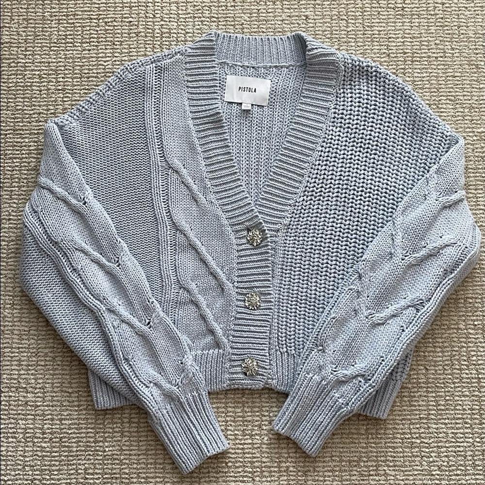 Pistola Cardigan with Jewel buttons